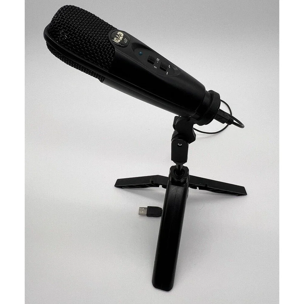 CAD Audio Microphone U37 USB Studio Recording Condenser Tripod Stand Tested